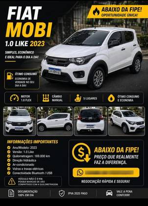 FIAT MOBI 1.0 EVO FLEX LIKE. MANUAL